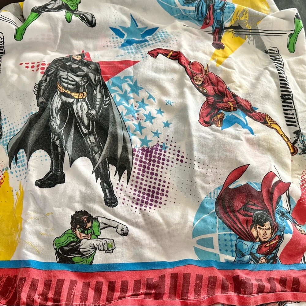 DC Justice League Twin Sheet Set